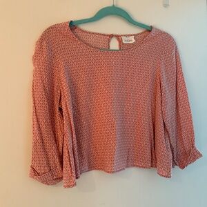 Perfect Cropped Patterned Blouse